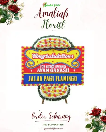 Sewa Papan Bunga Pantai Burung